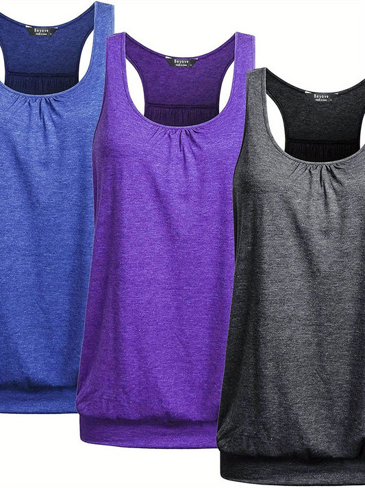 ELESOL Racerback Tank Tops for Women