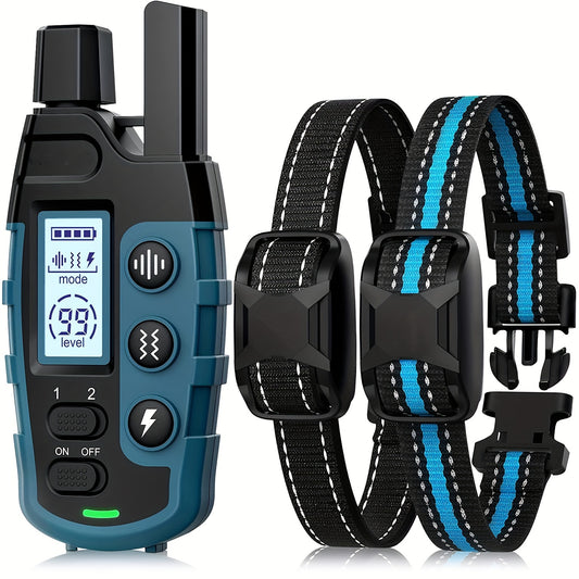 Adjustable Nylon Dog Training Pet Collar, Waterproof, Shock-Proof