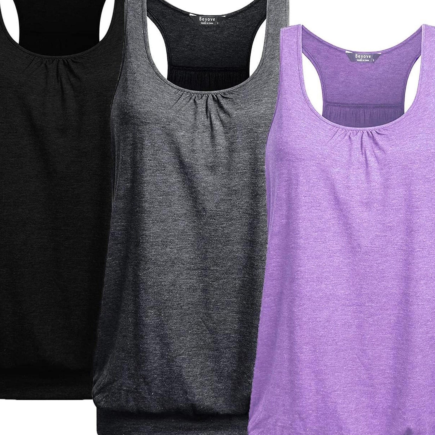ELESOL Racerback Tank Tops for Women